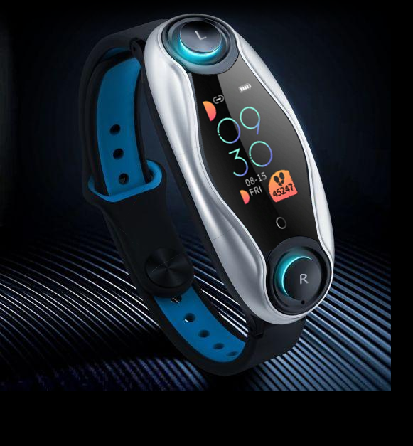 GoFitBuds: Wireless HiFi Earbuds Charged on Your Wrist