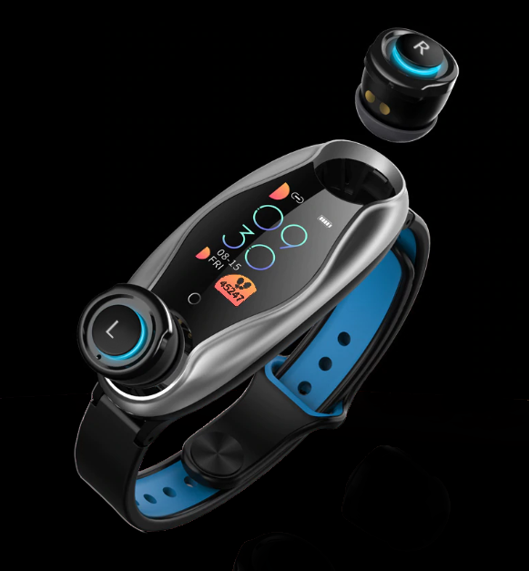 GoFitBuds: Wireless HiFi Earbuds Charged on Your Wrist